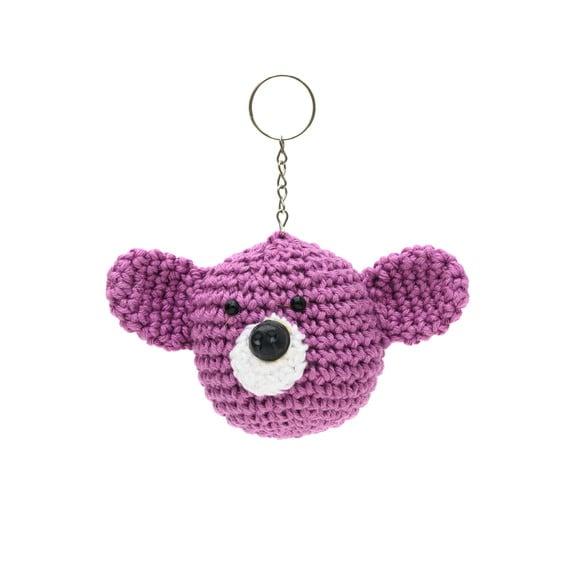 Chaveiro Ursinho em Amigurumi