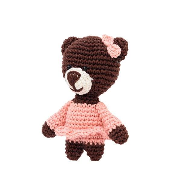 Chaveiro Ursa Média em Amigurumi