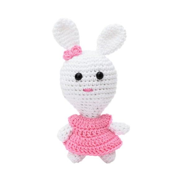 Coelha de Vestido em Amigurumi
