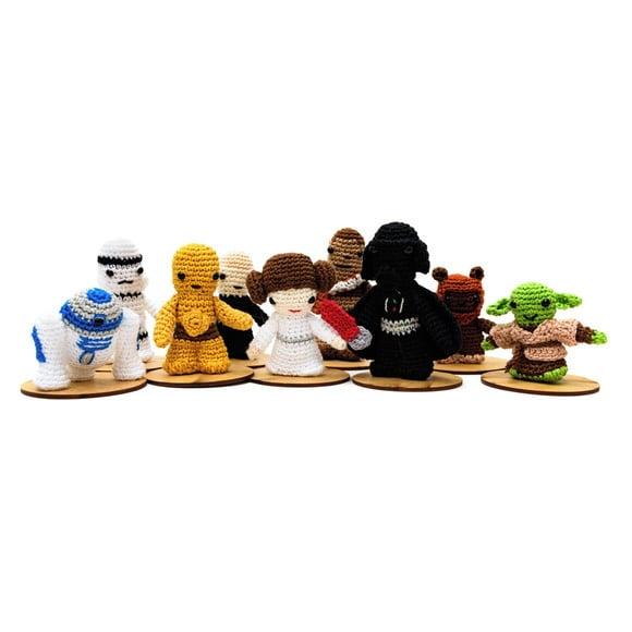 Coleção Bonecos Star Wars em Amigurumi