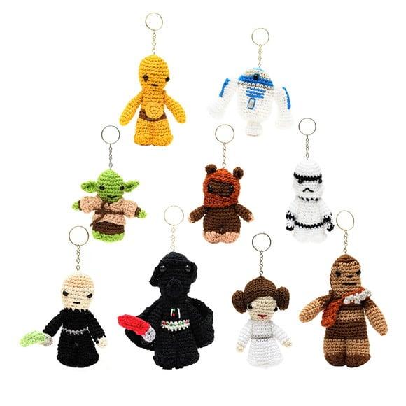 Coleção Chaveiros Star Wars em Amigurumi