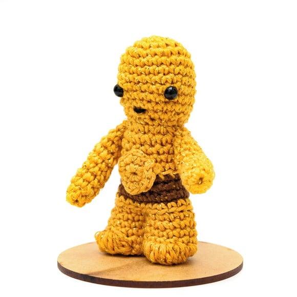 Coleção Star Wars - c - 3po em Amigurumi