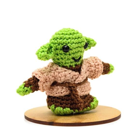 Coleção Star Wars - Mestre Yoda em Amigurumi