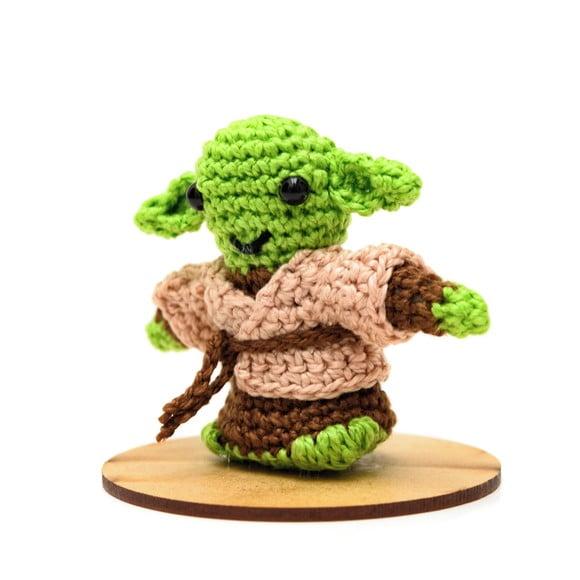 Coleção Star Wars - Mestre Yoda em Amigurumi