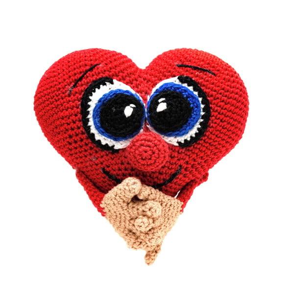 Coração Apaixonado em Amigurumi