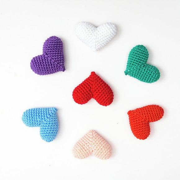 Coração Pequeno em Amigurumi
