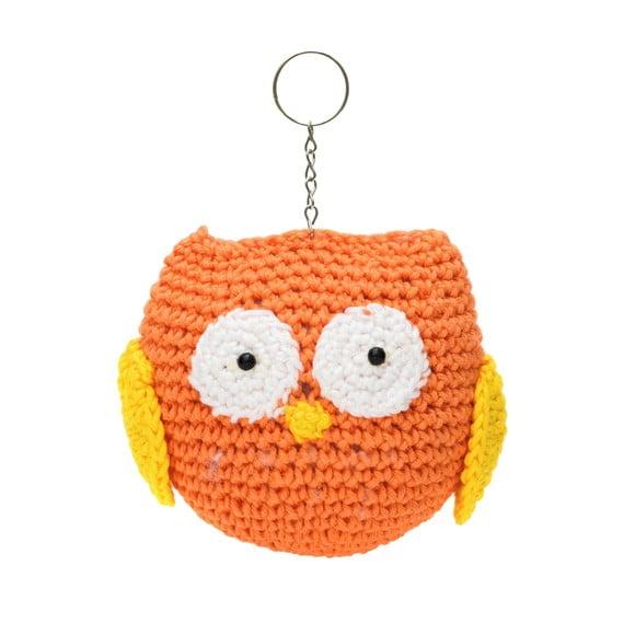 Coruja Laranja em Amigurumi