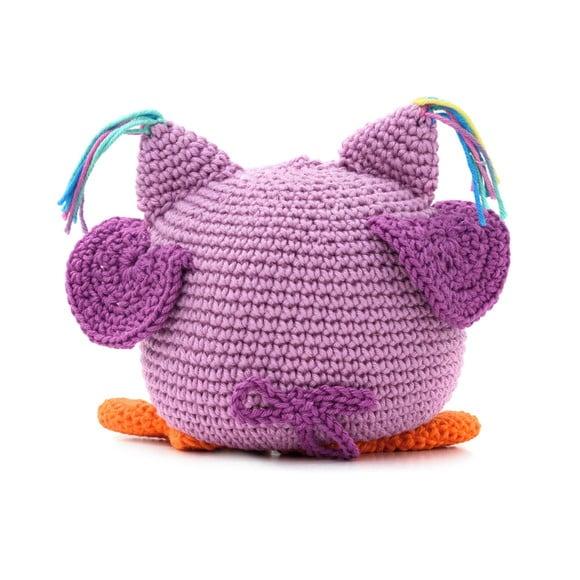 Coruja Peso de Porta em Amigurumi