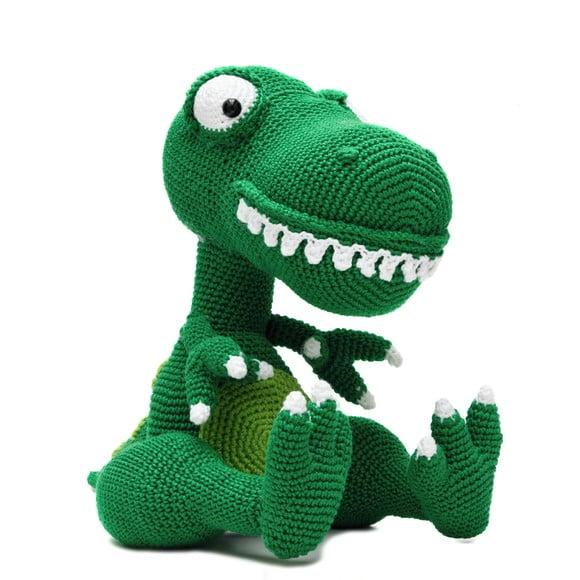 Dinossauro T-rex em Amigurumi