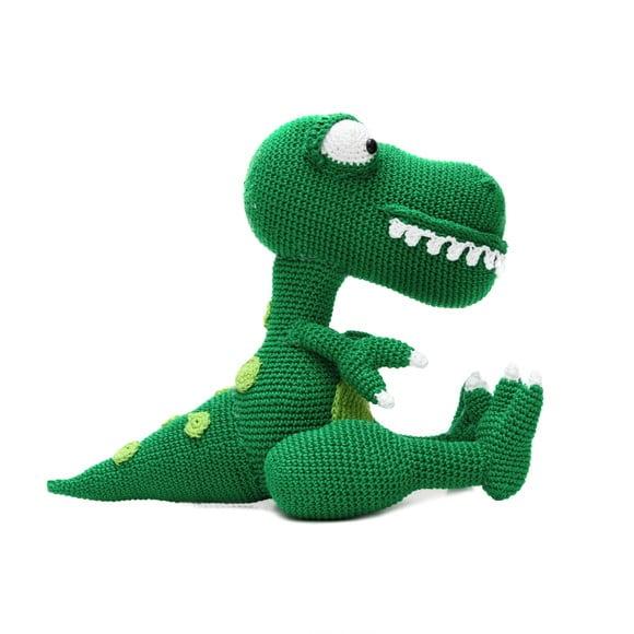 Dinossauro T-rex em Amigurumi