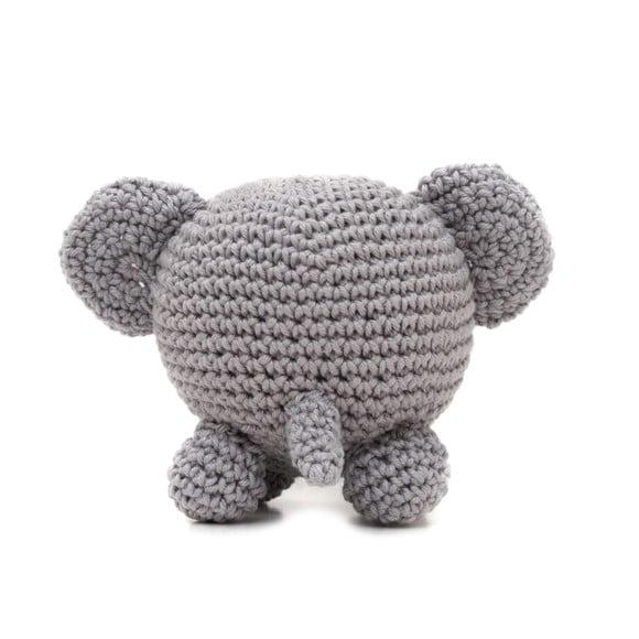 Elefante Bola em Amigurumi