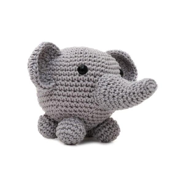 Elefante Bola em Amigurumi