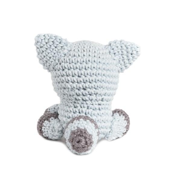 Filhote de Guaxinim em Amigurumi