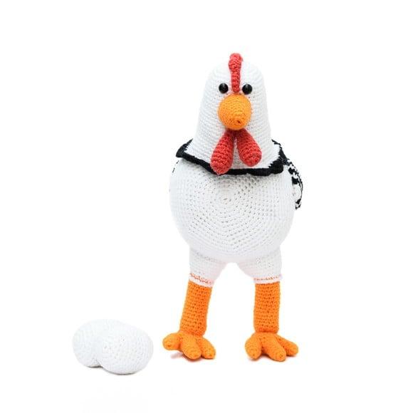 Galinha com Ovos em Amigurumi
