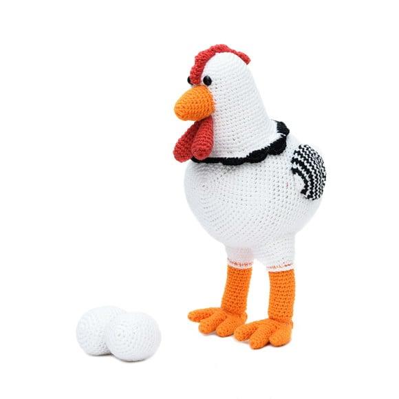 Galinha com Ovos em Amigurumi
