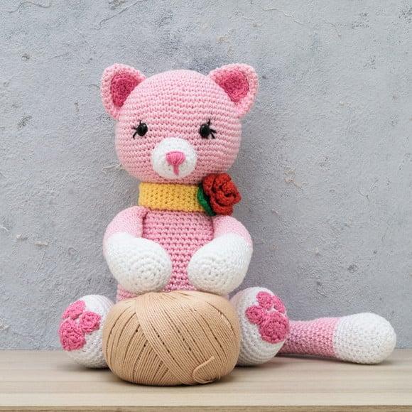Gatinha Miau em Amigurumi