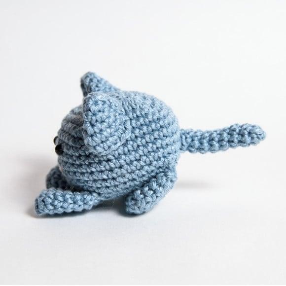 Gato Cubo em Amigurumi