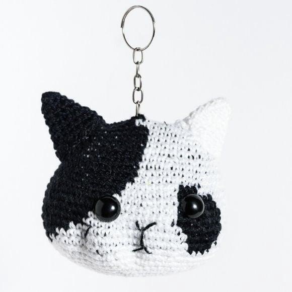 Gato Malhado em Amigurumi