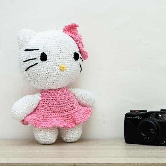 Hello Kitty em Amigurumi