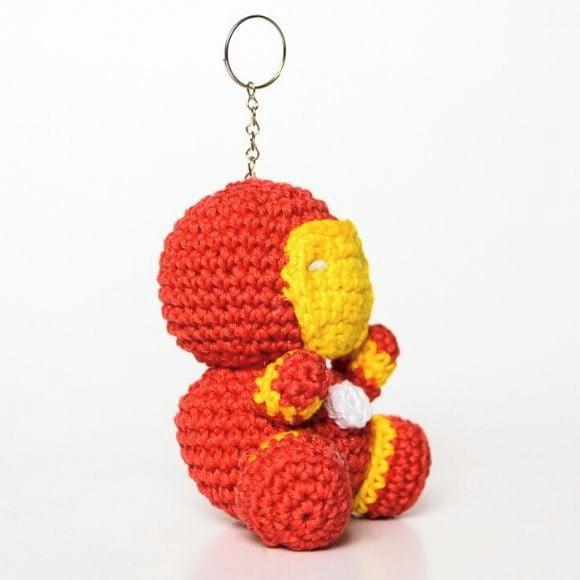 Homem de Ferro em Amigurumi