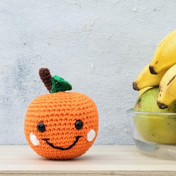 Laranja em Amigurumi