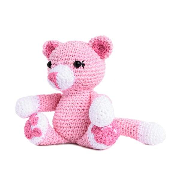 Mini Gatinha Miau em Amigurumi