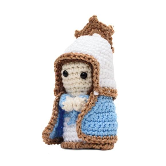 Mini Nossa Senhora da Graça em Amigurumi