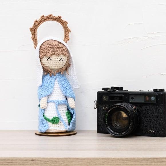 Nossa Senhora das Graças em Amigurumi