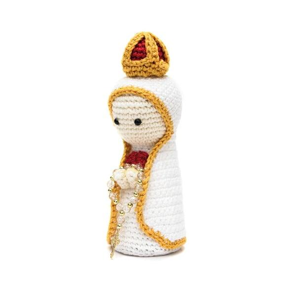 Nossa Senhora de Fátima em Amigurumi