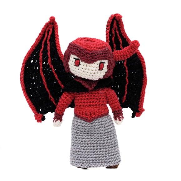 o Vingador da Caverna do Dragão em Amigurumi