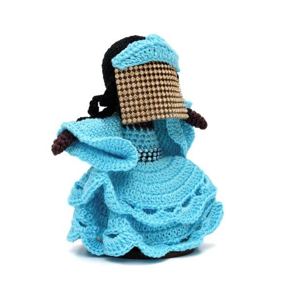Orixá Iemanjá em Amigurumi