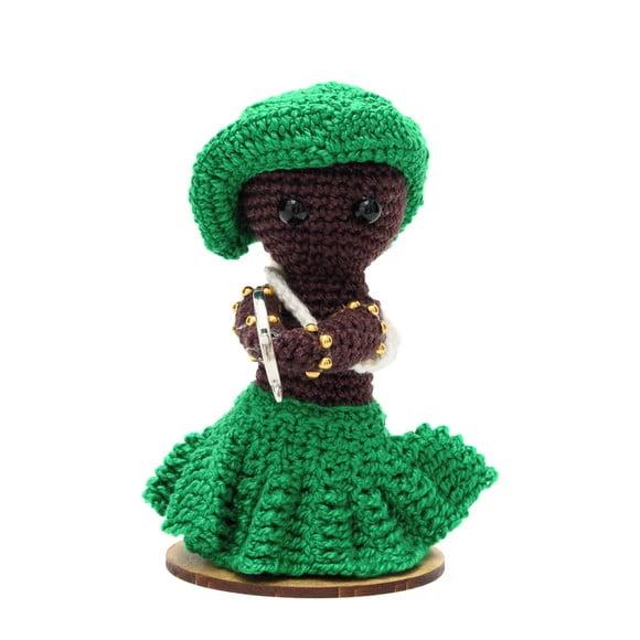 Orixá Oxóssi em Amigurumi