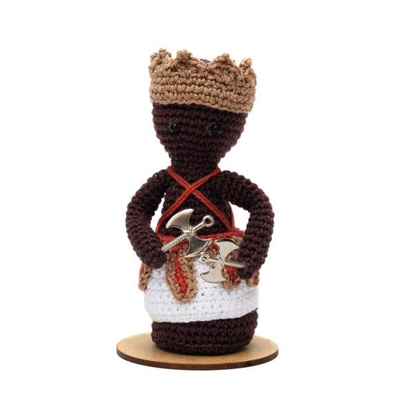 Orixá Xangô em Amigurumi