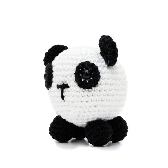 Panda Bola em Amigurumi