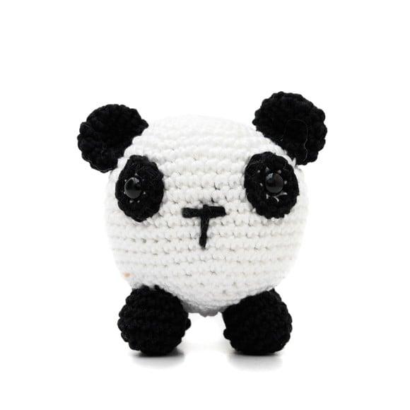 Panda Bola em Amigurumi