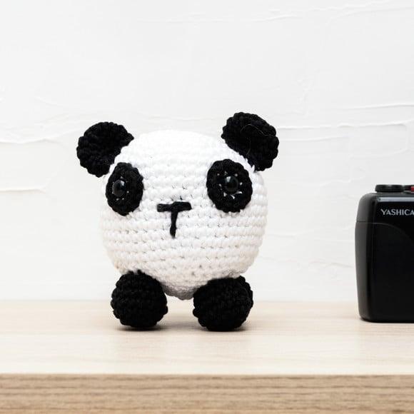 Panda Bola em Amigurumi