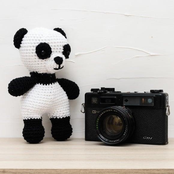 Panda Médio em Amigurimi