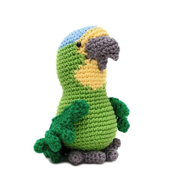 Papagaio Médio em Amigurumi