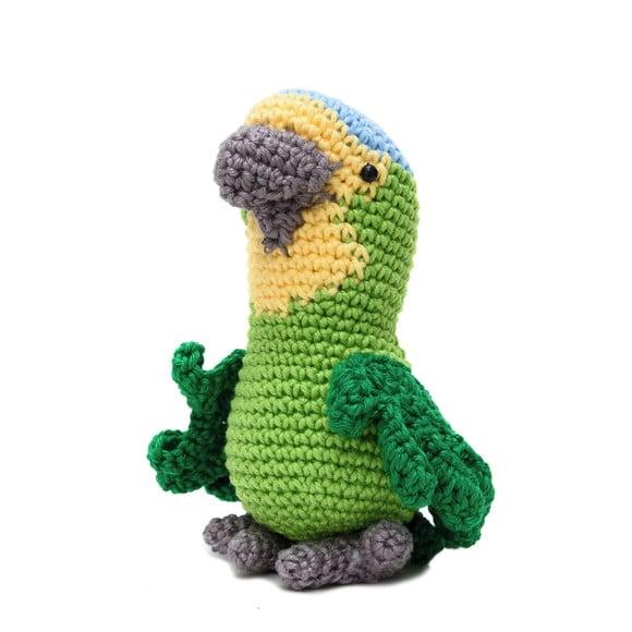 Papagaio Médio em Amigurumi