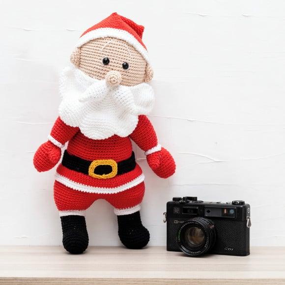 Papai Noel Grande em Amigurumi