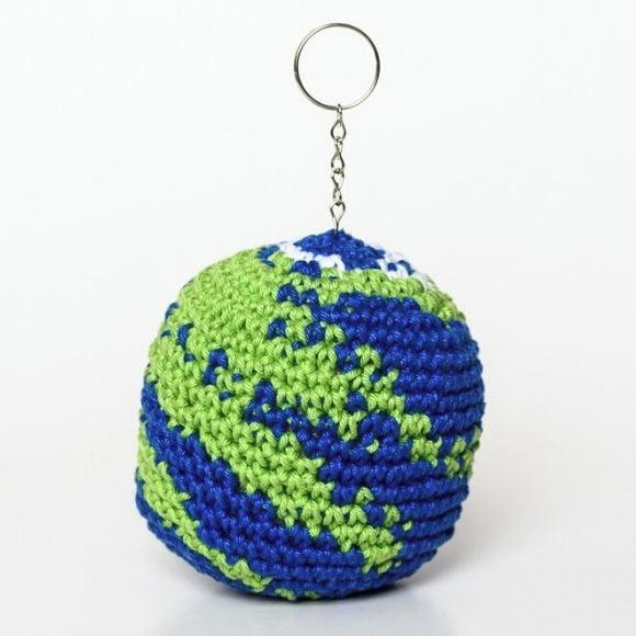 Planeta Terra em Amigurumi