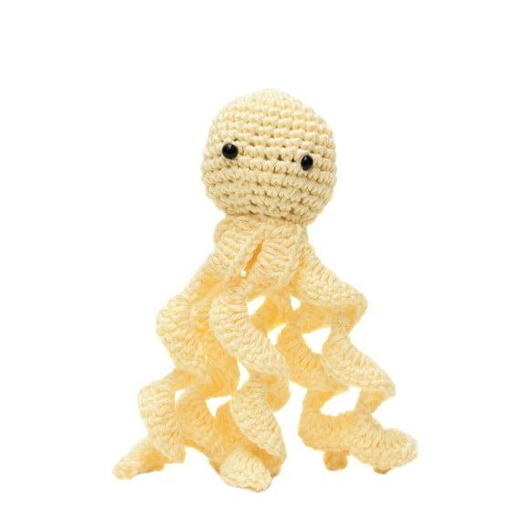 Polvo com Tentáculos em Amigurumi