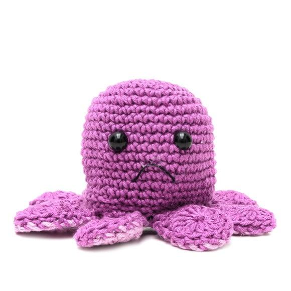 Polvo do Humor Lilás em Amigurumi