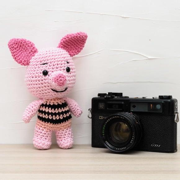 Porquinho Leitão em Amigurumi