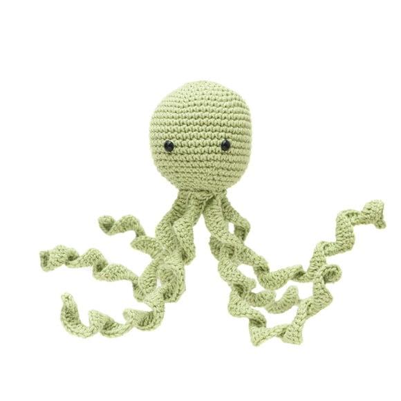 Polvo Verde para Newborn em Amigurumi