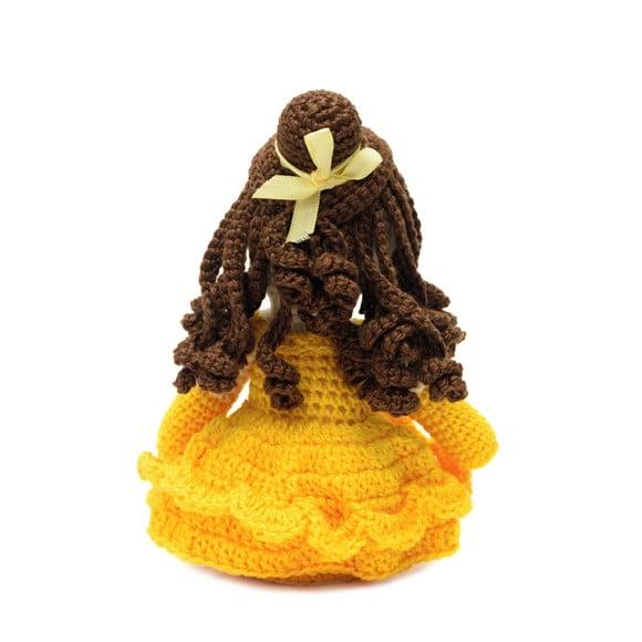 Princesa Bela em Amigurumi