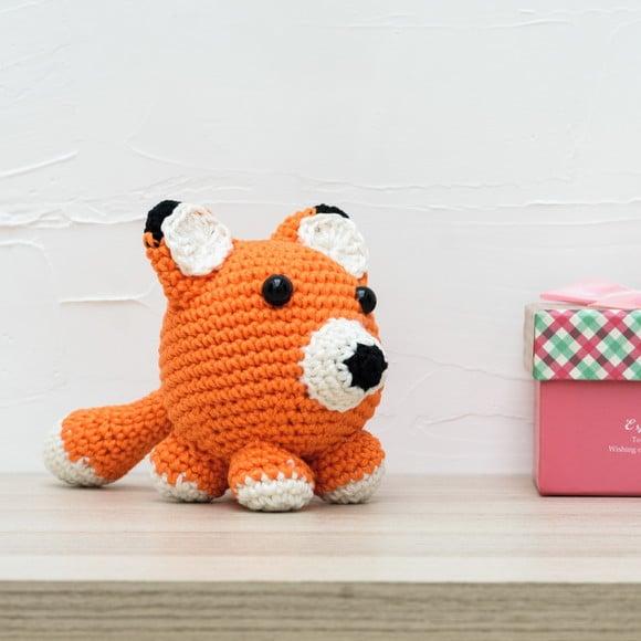 Raposa Bola em Amigurumi