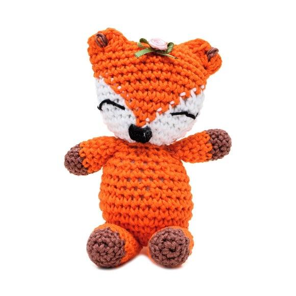 Raposinha em Cores Vivas em Amigurumi