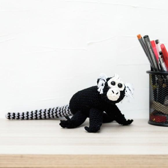Sagui em Amigurumi