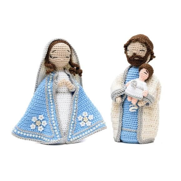 Sagrada Família em Amigurumi